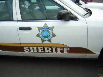 Marion County Sheriffs car in Salem Oregon